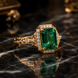 Emerald Grace Ring